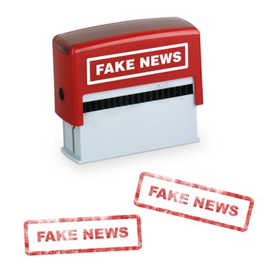 Timbre autoencreur Fake News